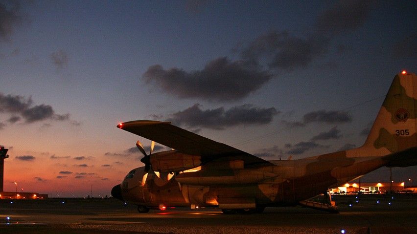 Izraelskie C-130H Hercules otrzymają nowe wyposażenie kabin pilotów - fot. Siły Powietrzne Izraela