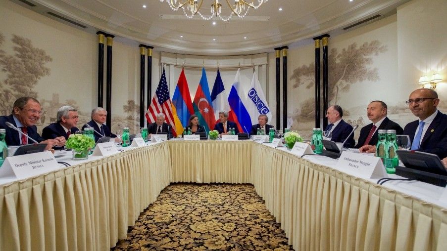 Przewodniczący Grupy Mińskiej spotkali się w Wiedniu z liderami Armenii i Azerbejdżanu/ Foto: U.S. Department of State
