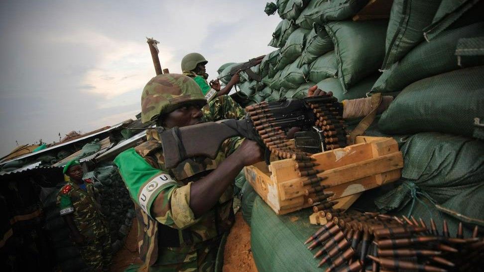 Żołnierze Burundi pełniący służbę w ramach misji AMISOM - fot. UN Photo/S. Price