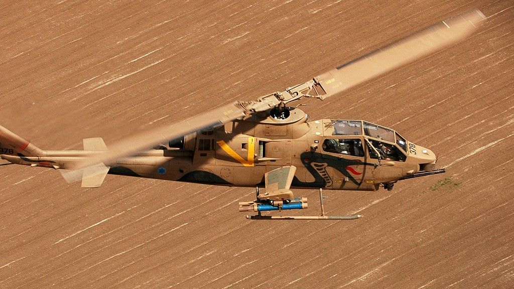 Izraelczycy stracili w wypadku śmigłowiec szturmowy Bell AH-1 Cobra – fot. Siły Powietrzne Izraela