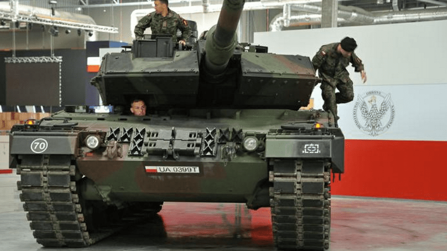 Czołg Leopard 2A5 1. Warszawskiej Brygady Pancernej. Fot. st. chor. Sławomir Mrowiński, Martyna Wróblewska