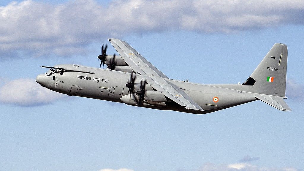Jeden z hinduskich C-130J Super Hercules, niedługo dojdzie do zakupu kolejnej partii tych wielozadaniowych maszyn - fot. Lockheed Martin