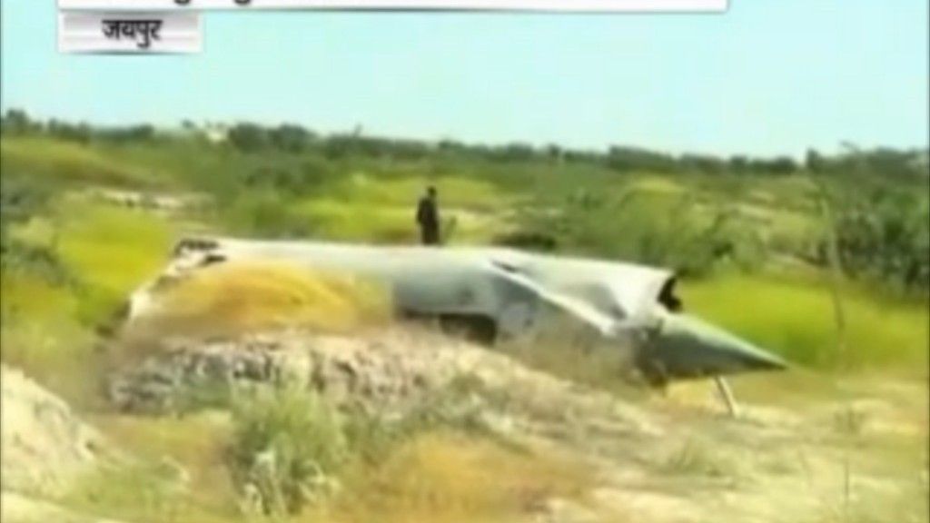 Rozbił się następny samolot Mig-21 indyjskich sił powietrznych– fot. YouTube