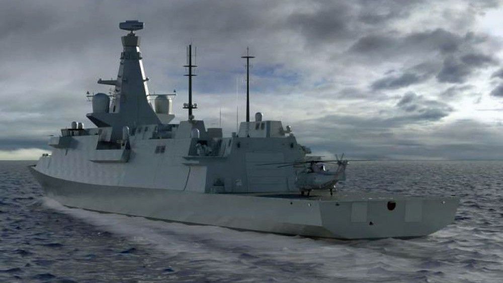 Jak na razie widać, że fregata 26 nie będzie miała slipów rufowych i zintegrowanych masztów – fot. BAE Systems