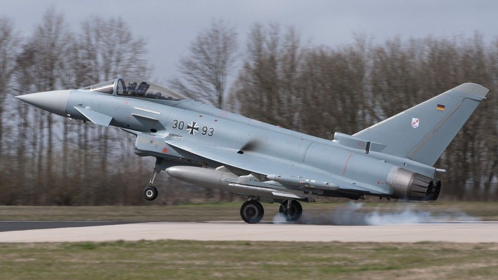 Jedynie 42 z 109 eksploatowanych przez Luftwaffe myśliwców Eurofighter jest zdolnych do wykonywania zadań bojowych. Fot. Gerard van der Schaaf/flickr/CC 2.0.