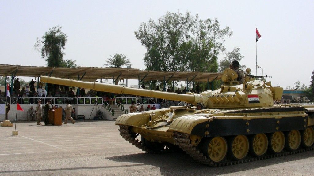 Czołg T-72 irackich sił rządowych. Fot. Jim Garamone/US DoD.