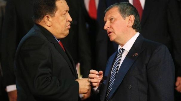 Sieczin i Chavez: autorzy zbliżenia rosyjsko- wenezuelskiego. Fot. Reuters