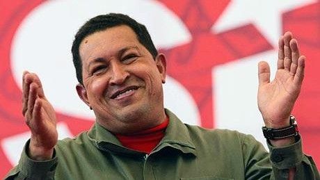 Wenezuelę czeka kolejne 6 lat rządów Hugo Chaveza (na zdj.) - fot. AFP.
