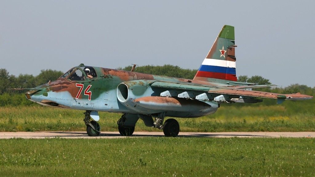 Samolot szturmowy Su-25 - fot. Siergiej Riabstew/wikimedia