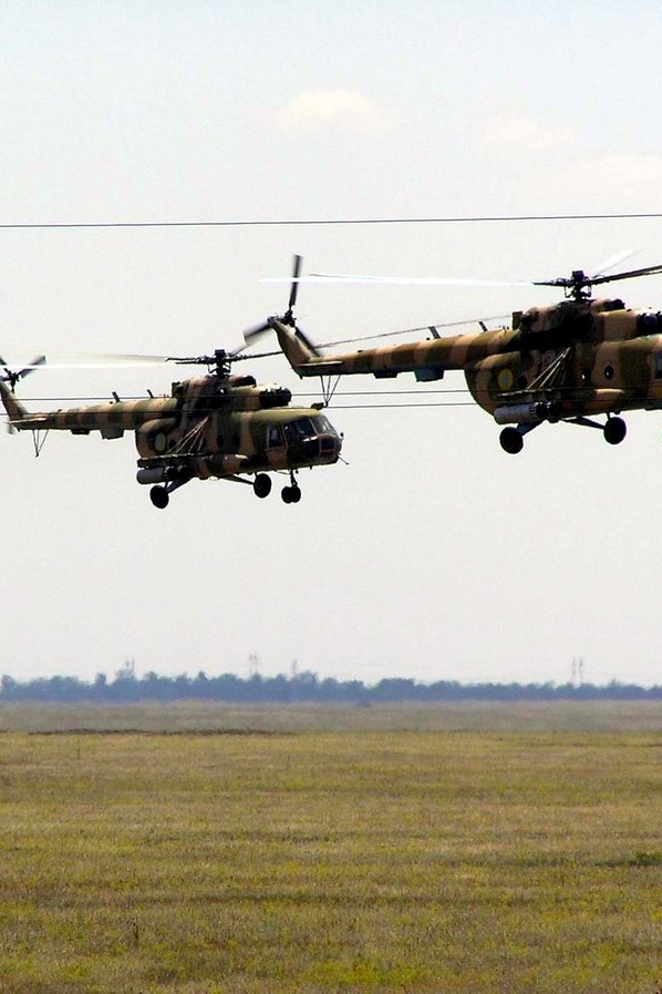 Zestrzelono kolejny ukraiński śmigłowiec Mi-8 – fot. www.mil.gov.ua