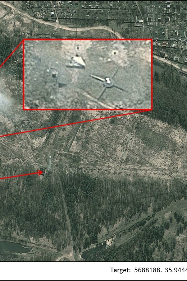 Na zdjęciach ujawnionych w Internecie widać, że Rosjanie pracują nad dronem bojowym nowego typu – fot. Digital Globe
