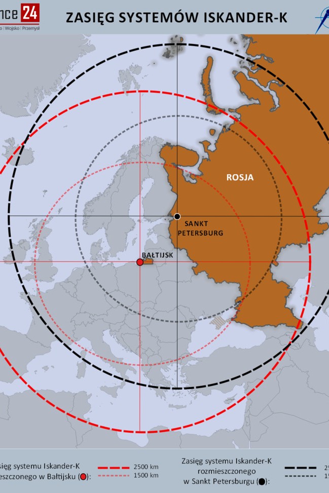 Start pocisku manewrującego systemu Iskander-K. Fot. mil.ru.