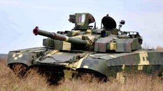 Ukraiński czołg T-84 Opłot-M.