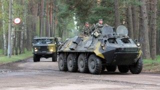 <p>Prorosyjscy bojownicy mieli zaatakować nie tylko punkt kontrolny, ale także kolumnę ukraińskich wojsk podczas jej przemieszczania. Fot. mil.gov.ua</p>