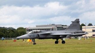 Saan JAS 39 Gripen, fot. Andrzej Hładij/Defence24.pl