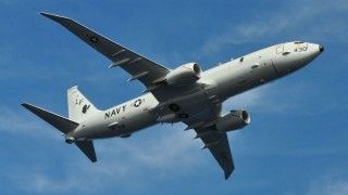 Boeing P-8A Poseidon w locie. –fot. US Navy