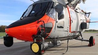 Zmodernizowany śmigłowiec W-3WARM Anakonda w 43 Bazie Lotnictwa Morskiego w Gdyni-Babich Dołach. Fot. Rafał Lesiecki/Defence24.pl