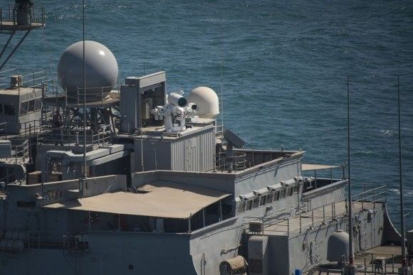 System laserowy LaWS na USS „Ponce”– fot. Daniel M. Young/US Navy