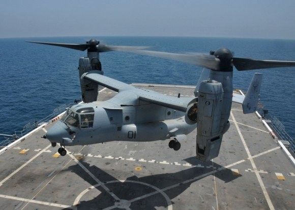 Japończycy wydali zgodę na normalną eksploatację samolotów transportowych pionowego startu i lądowania MV-22 Osprey - fot.US Navy