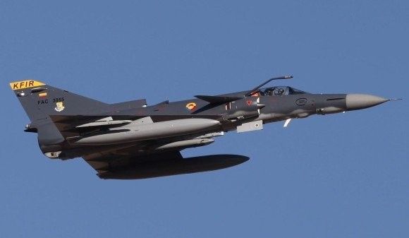 Kolumbijski samolot IAI Kfir - fot. Fuerza Aérea Colombiana