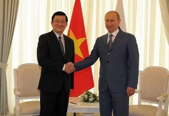 27 lipca br.; spotkanie wietnamskiego i rosyjskiego prezydenta w Soczi- fot. kremlin.ru