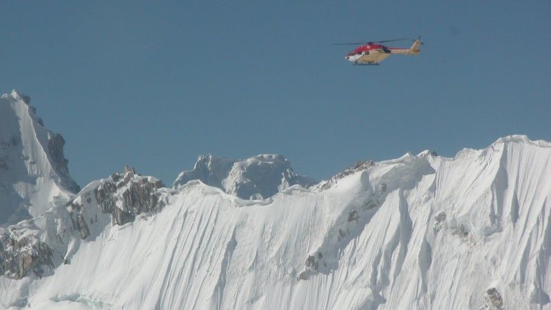 Śmigłowiec Dhruv rozbił się na lodowcu Siachen – fot. ajaishukla.blogspot.com