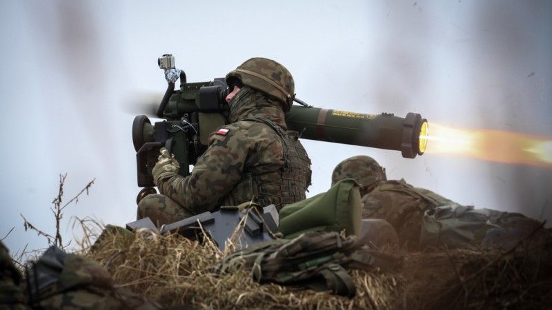 Strzelanie pociskiem kierowanym Spike-LR. Fot. mł. chor. Piotr Kamiński