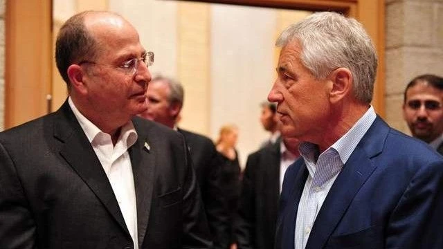 Mosze Ya'alon i Chuck Hagel- fot. ministerstwo obrony Izraela