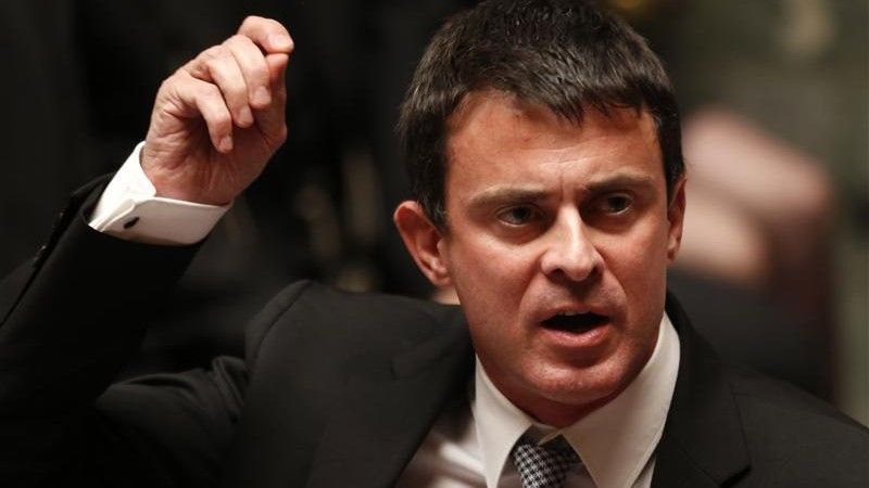 Francuski minister spraw wewnętrznych Manuel Valls - fot. REUTERS/Charles Platiau