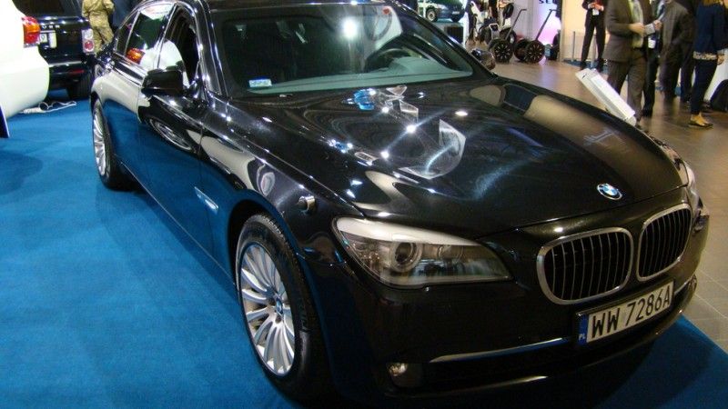 Limuzyna BMW 7 należąca do BOR identyczna z pojazdem którym jechał prezydent Duda. Fot. J. Sabak