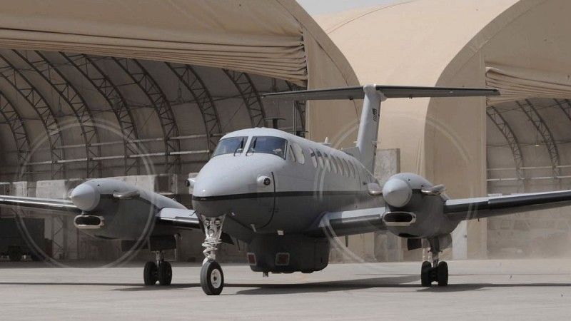 Samolot szpiegowski MC-12 Liberty rozbił się w Afganistanie - fot. USAF