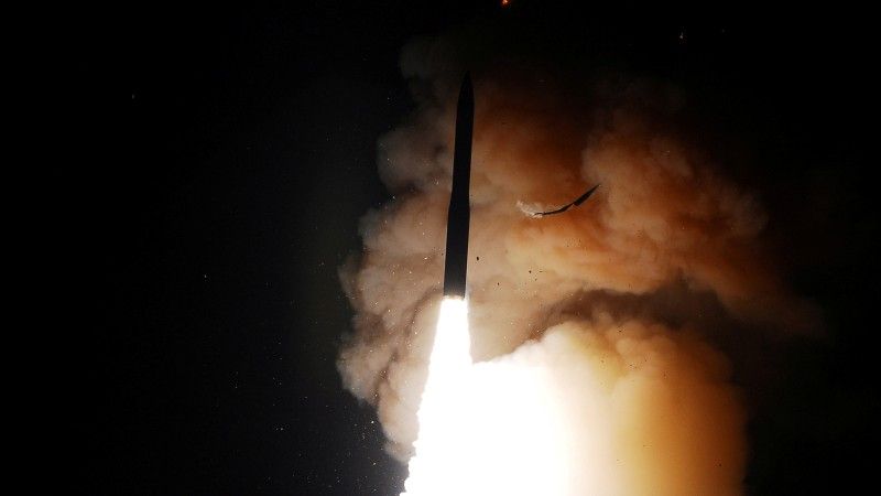 Próbne odpalenie rakiety Minuteman III w 2008 roku. Fot. Joe Davila/USAF.