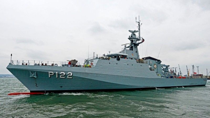 Trzeci pełnomorski okręt patrolowy BNS „Araguari” (P-122) typu Amazonas przekazano Brazylii – fot. BAE Systems