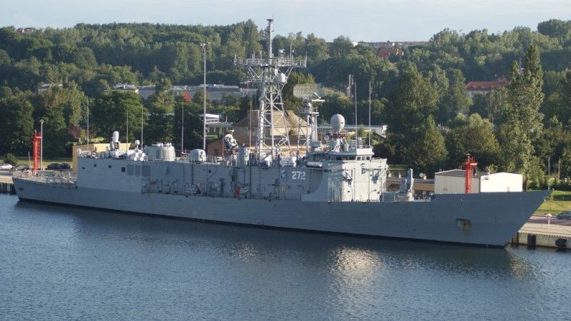 Fregata rakietowa ORP Gen. K. Pułaski – fot. Łukasz Pacholski