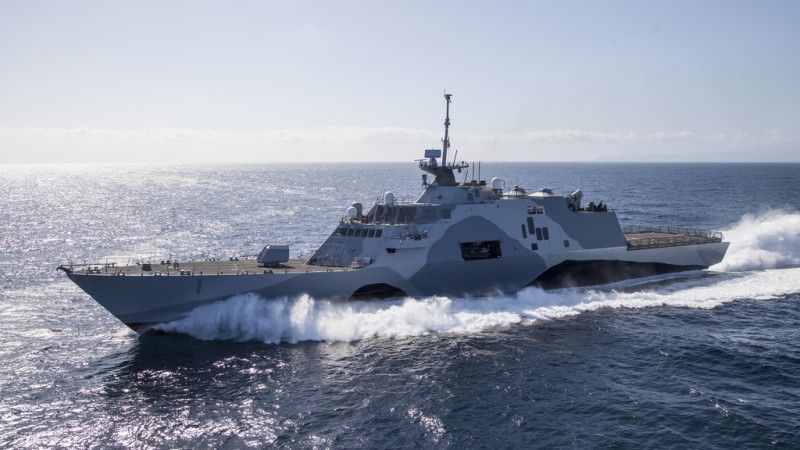USS Freedom odniósł awarię jednego z silników napędu głównego i to kilka tygodni po generalnym remoncie – fot. Lockheed Martin