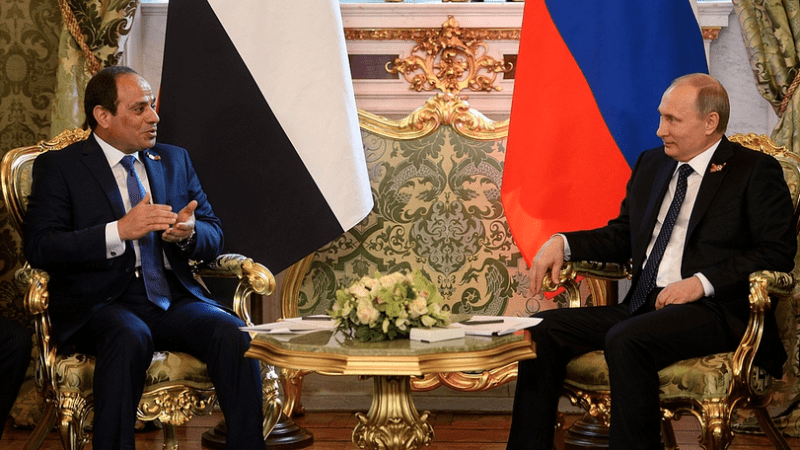 Spotkanie prezydentów Rosji i Egiptu. Fot. kremlin.ru