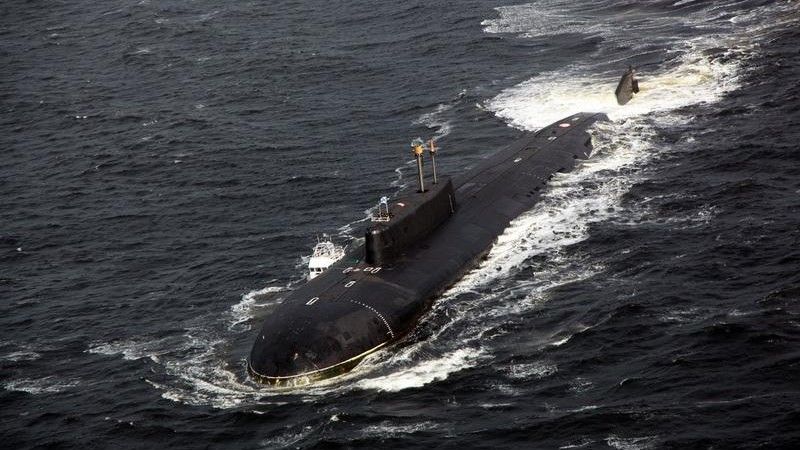 Atomowy okręt podwodny „Woroneż” - fot. www.29.mchs.gov.ru