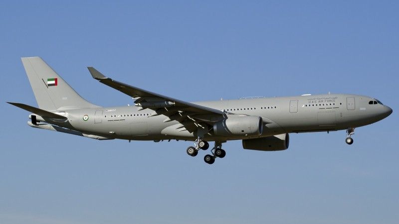 Pierwszy A330MRTT w barwach Zjednoczonych Emiratów Arabskich - fot. Diego Ruiz de Vargas - Iberian Spotters