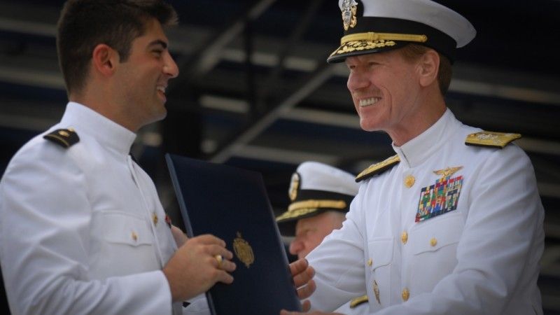 Wiceadmirał Michael Miller – fot. US Navy