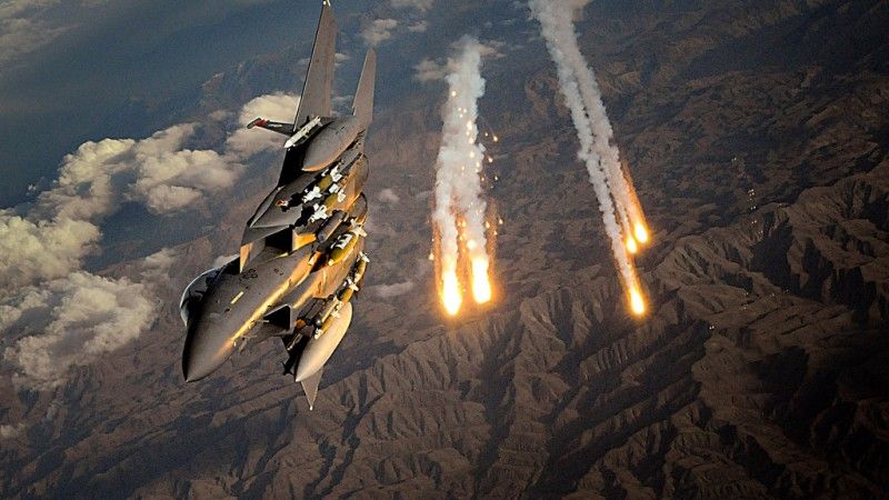 F-15E Strike Eagle z Bagram Air Base (fot. USAF)