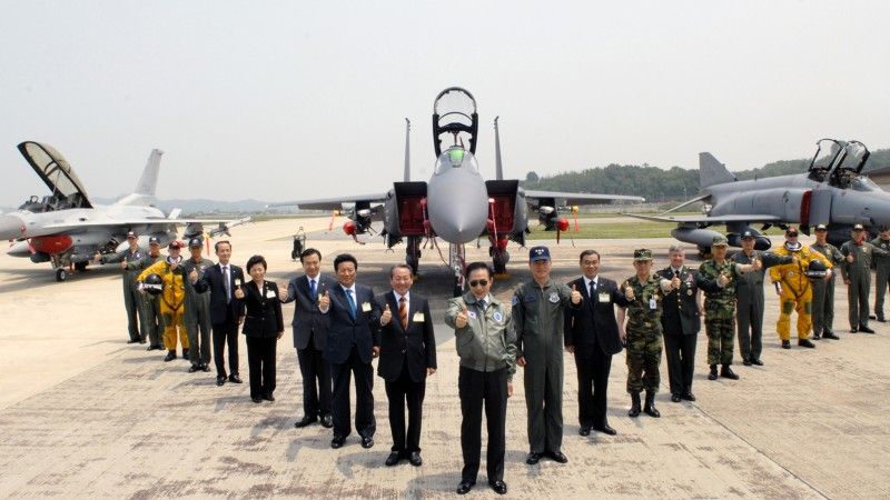 Południowokoreańskie lotnictwo utraciło w wypadkach w ciągu ostatnich trzynastu lat 35 samolotów bojowych– fot. USAF