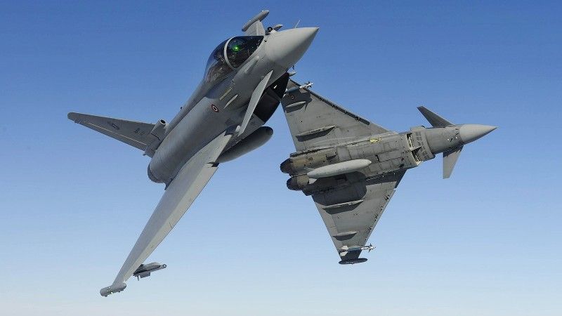 Na samolotach Eurofighter Typhoon testowany jest nowy system antykolizyjny – fot. Eurofighter GmbH