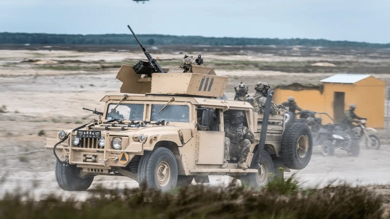 Żołnierze Wojsk Specjalnych na ćwiczeniu Noble Jump. Fot. Archiwum DKWS/Combat Camera DORSZ.
