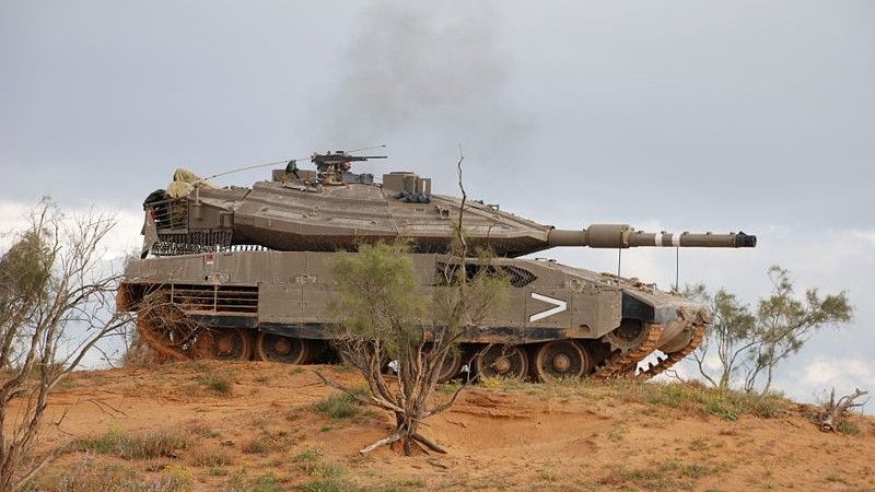 Izraelski czołg Merkava Mark IV – fot. wikimedia