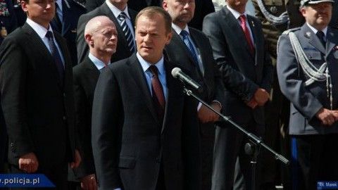 Prezes Rady Ministrów Donald Tusk, fot. policja.pl