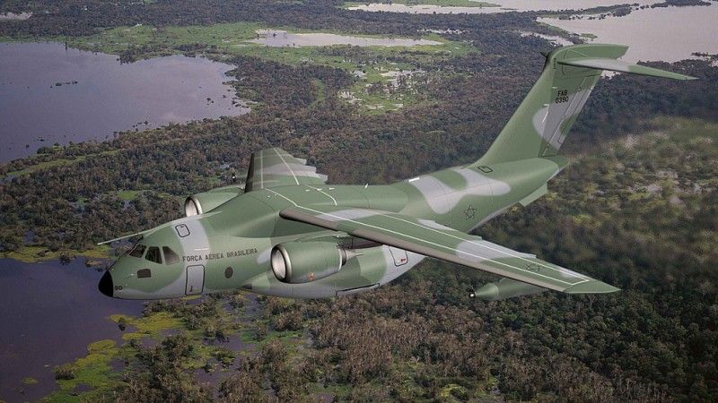 C-390 na razie lata jedynie na ekranach komputerów – fot. Embraer