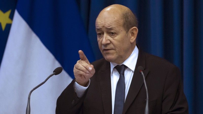 Francuski minister obrony Jean-Yves Le Drian - fot. http://marsinonline.com