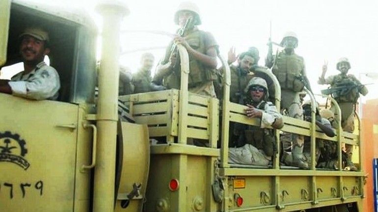 Saudyjscy żołnierze w Jemenie. Fot. wikipedia
