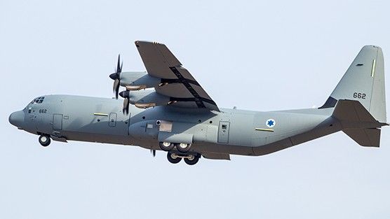 Izrael uroczyście wprowadził do służby swój pierwszy samolot Samson/Super Hercules – fot. Israeli Air Force