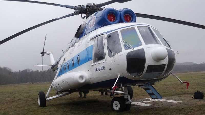 Mi-8MSB z nowymi silnikami firmy Motor Sicz może osiągnąć pułap 9 tys. metrów - fot. J.Sabak